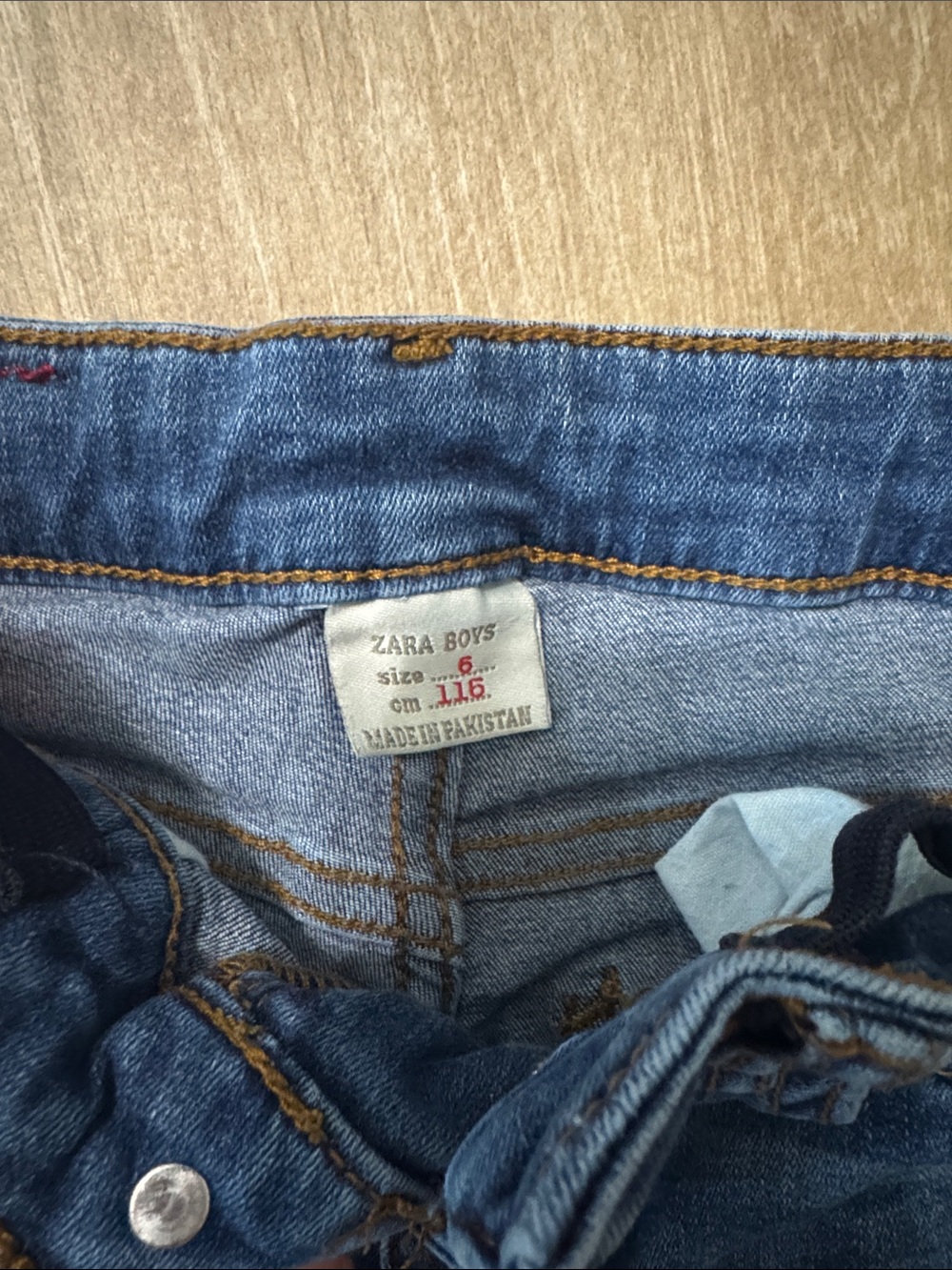 Zara Boys Dark Blue Distressed Women's Skinny Jeans